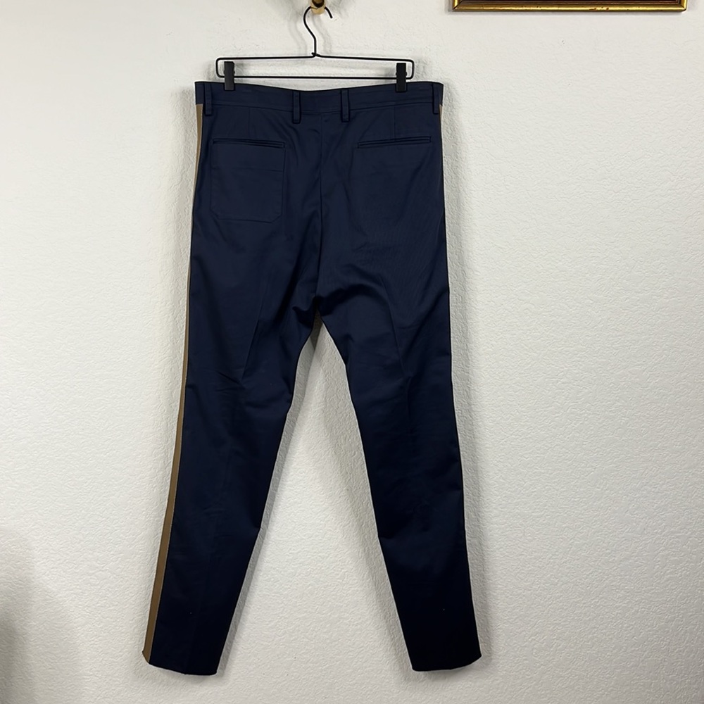 VALENTINO Side Stripe Slim Fit Trousers - Picture 5 of 12